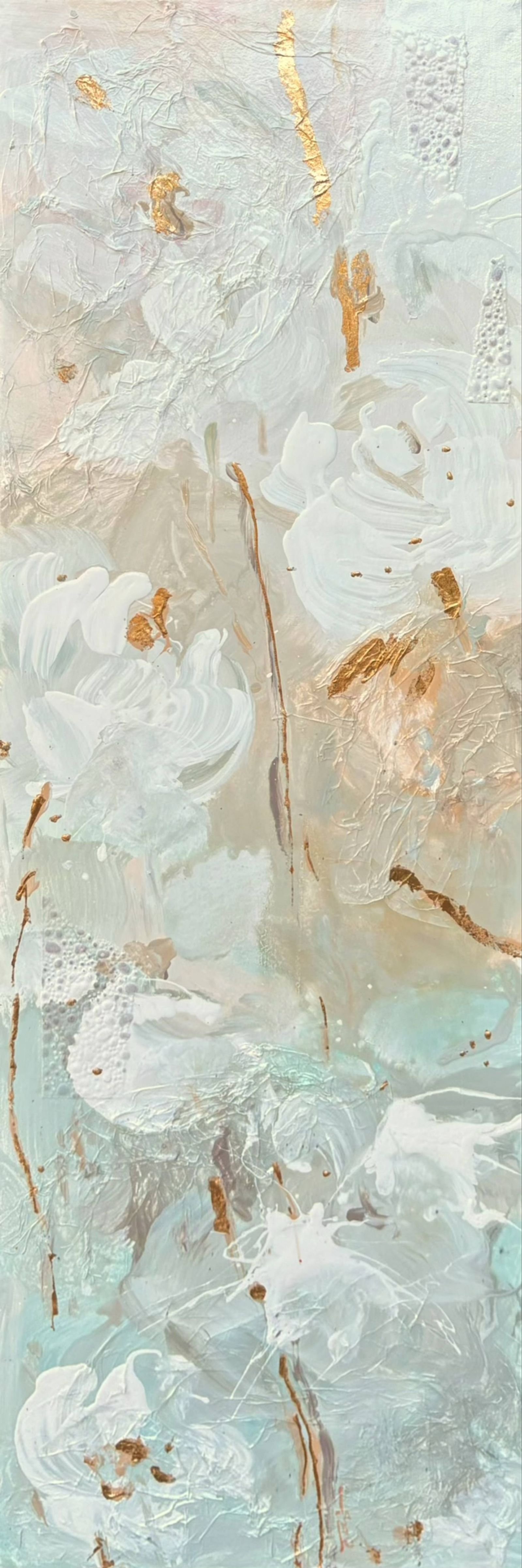Breath of Petals, Acrylic painting by Joanna Purvis