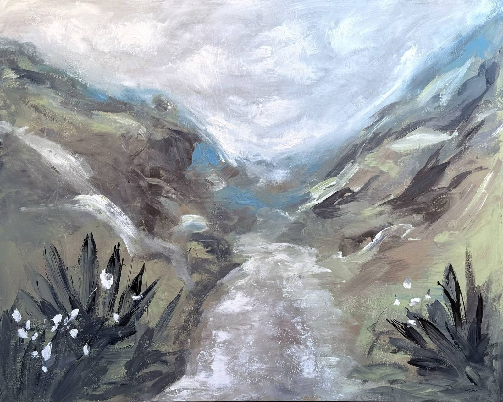 Echo, Acrylic painting by Joanna Purvis