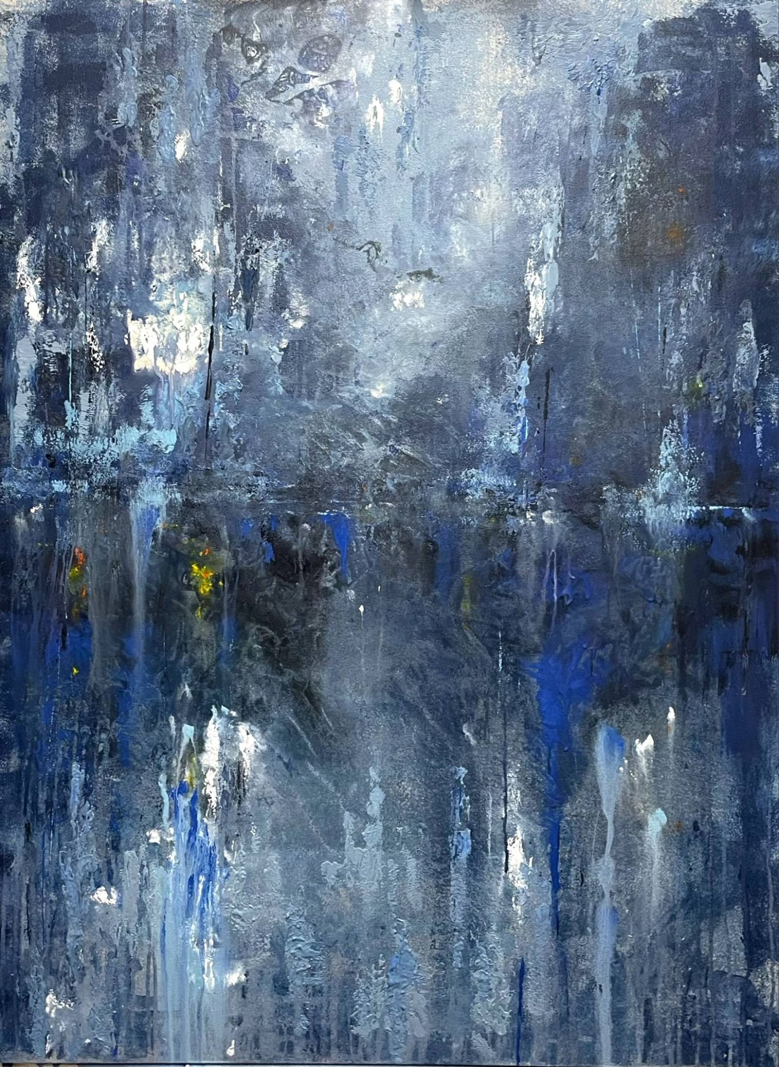 Midnight Blue, Acrylic painting by Joanna Purvis
